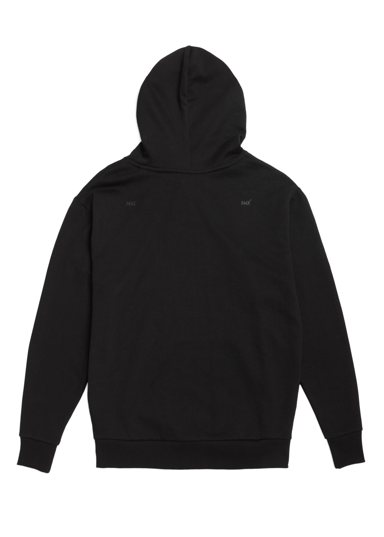 H4X BASEWEAR BLACK UNISEX FLEECE HOODIE - H4X