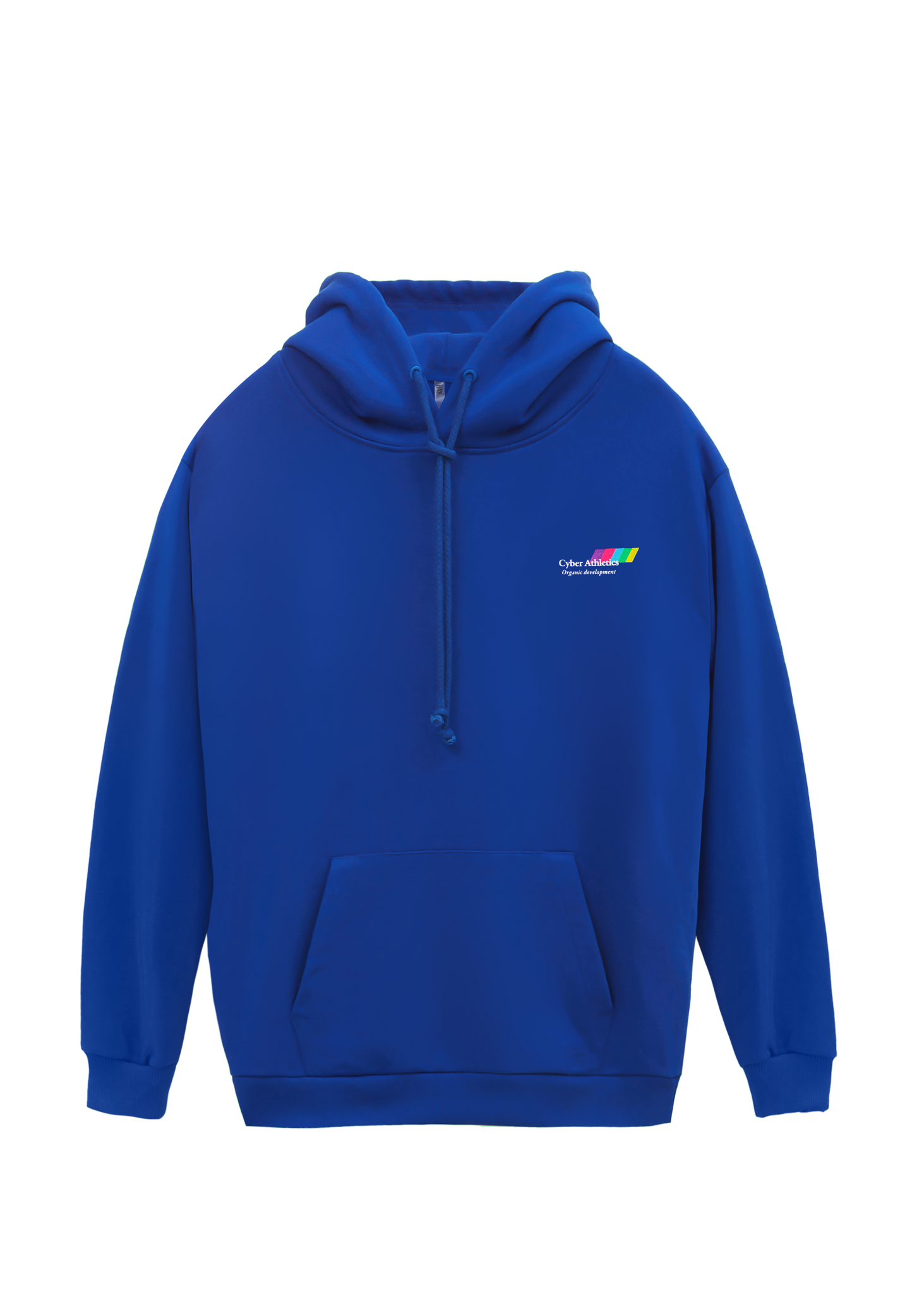 H4X BLUE CYBER ATHLETICS RAINBOW BAR HOODIE - H4X