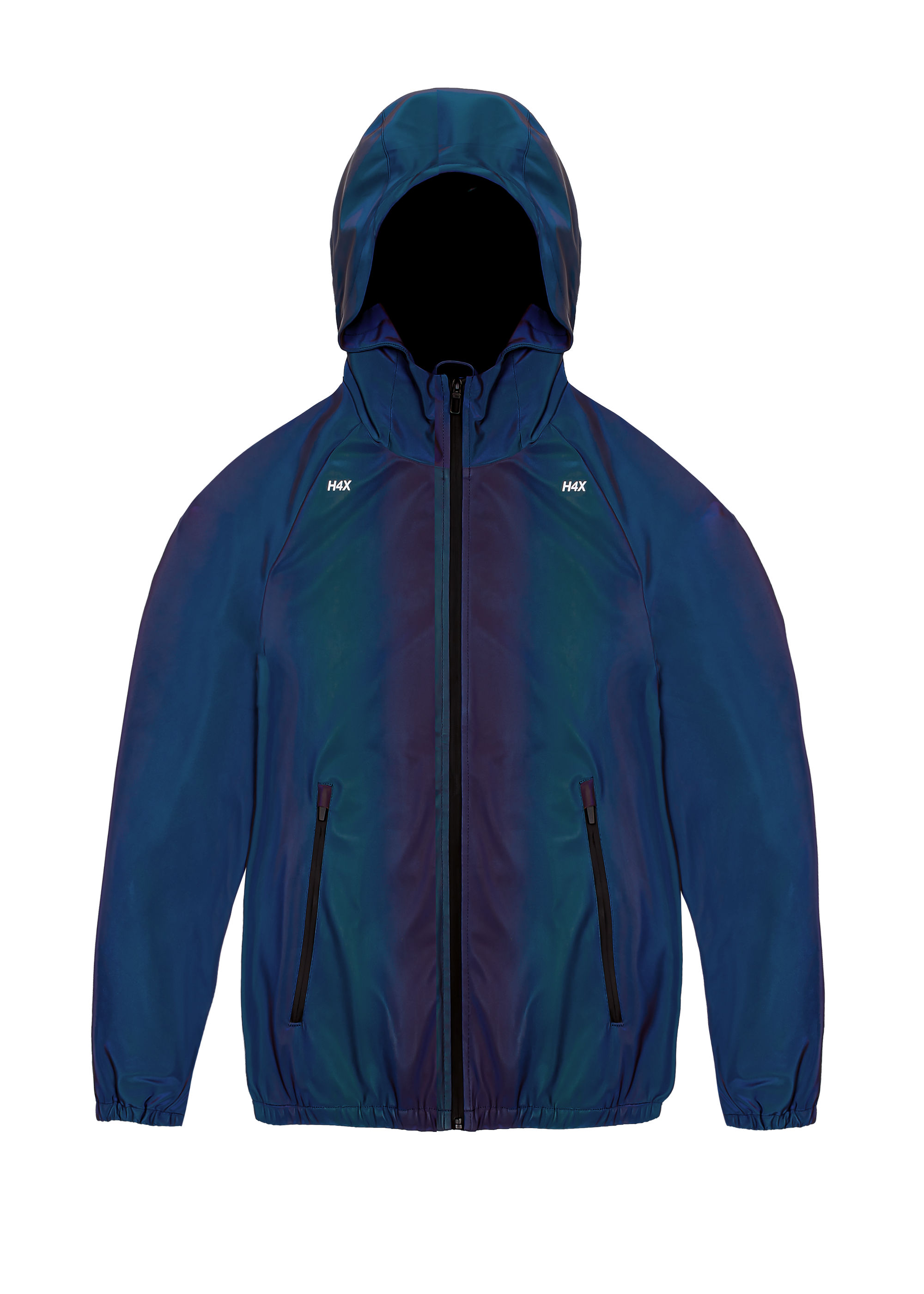 Iridescent sales rain jacket