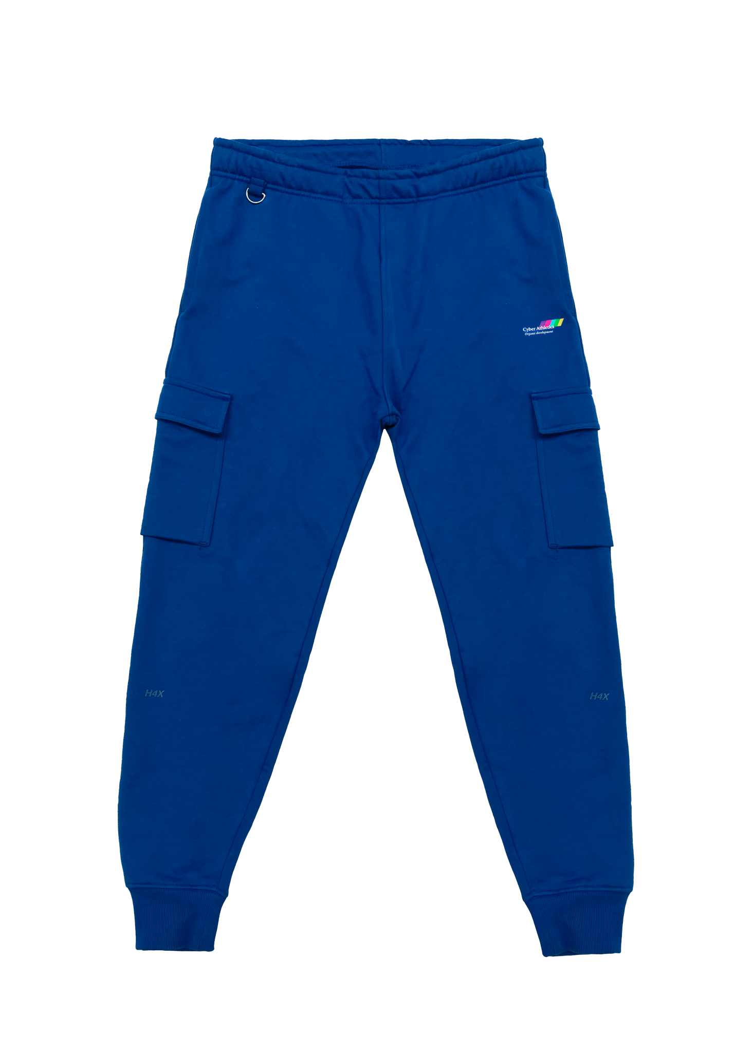 H4X CYBER ATHLETICS BLUE RAINBOW BAR JOGGERS - H4X