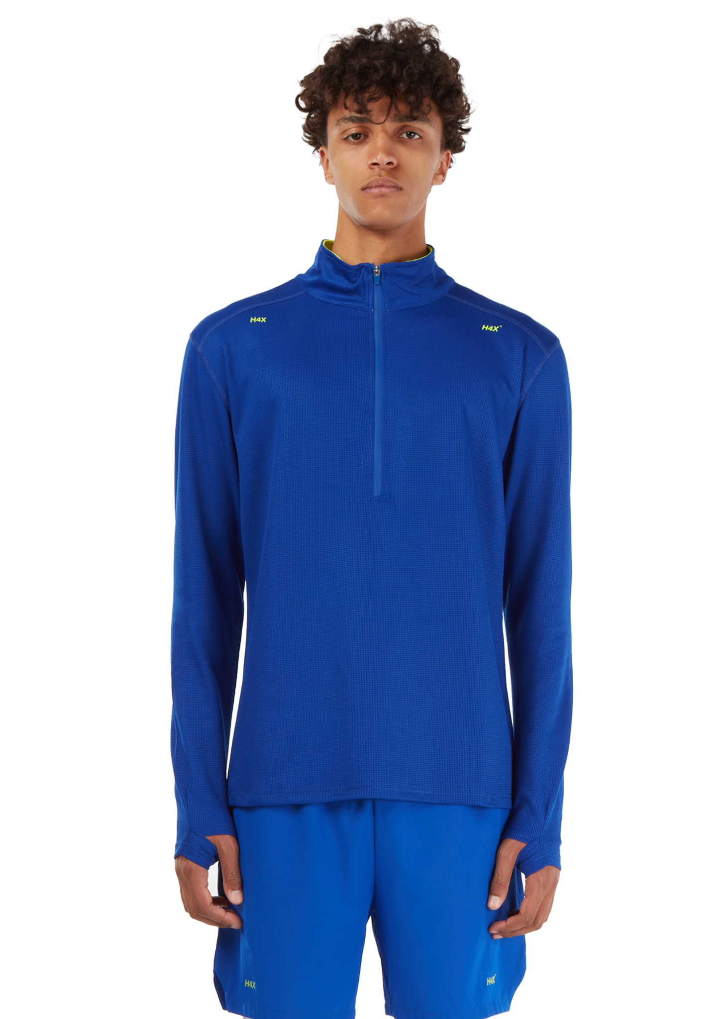 H4X BLUE CYBER ATHLETICS HALF ZIP - H4X