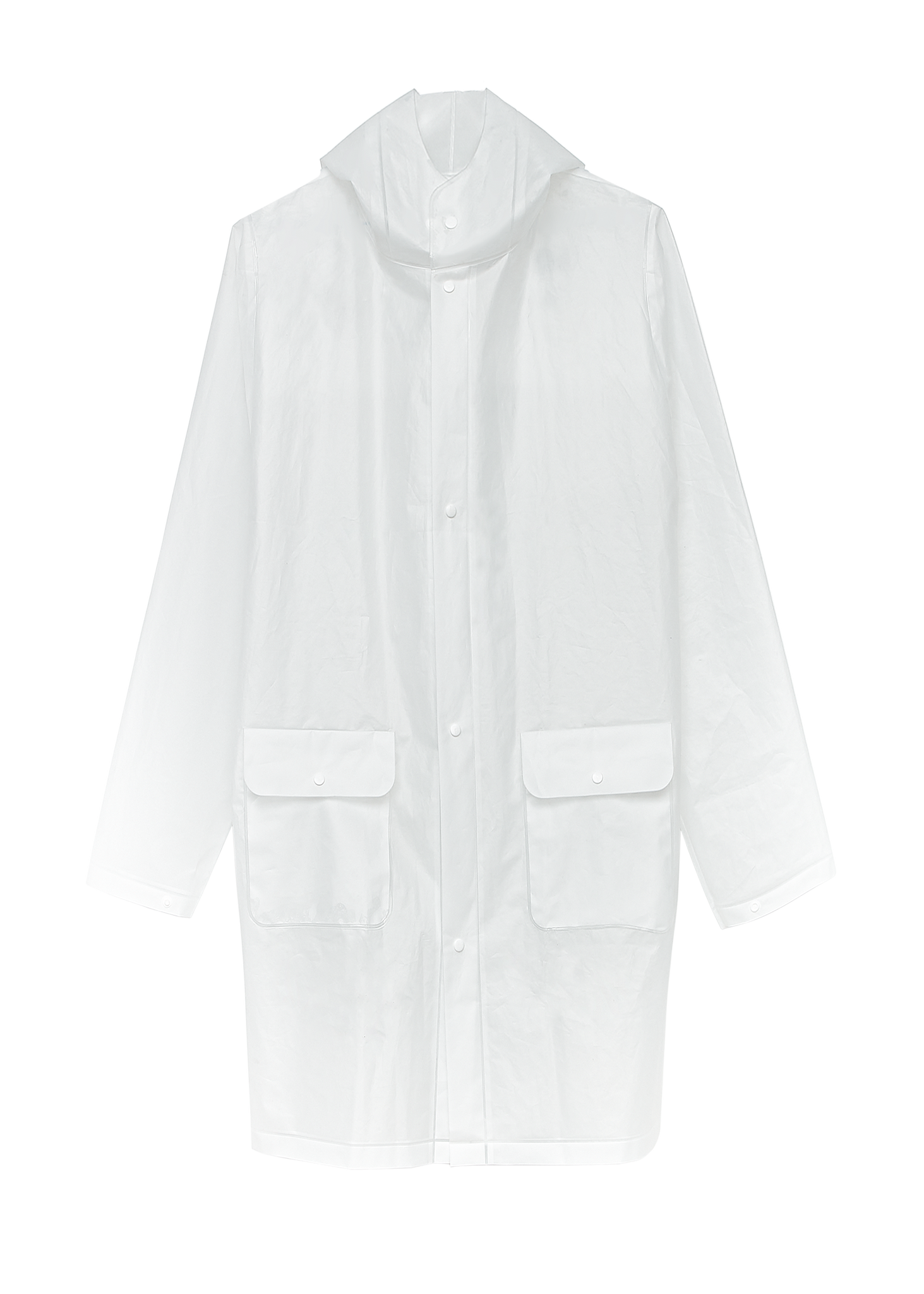 Long transparent best sale raincoat