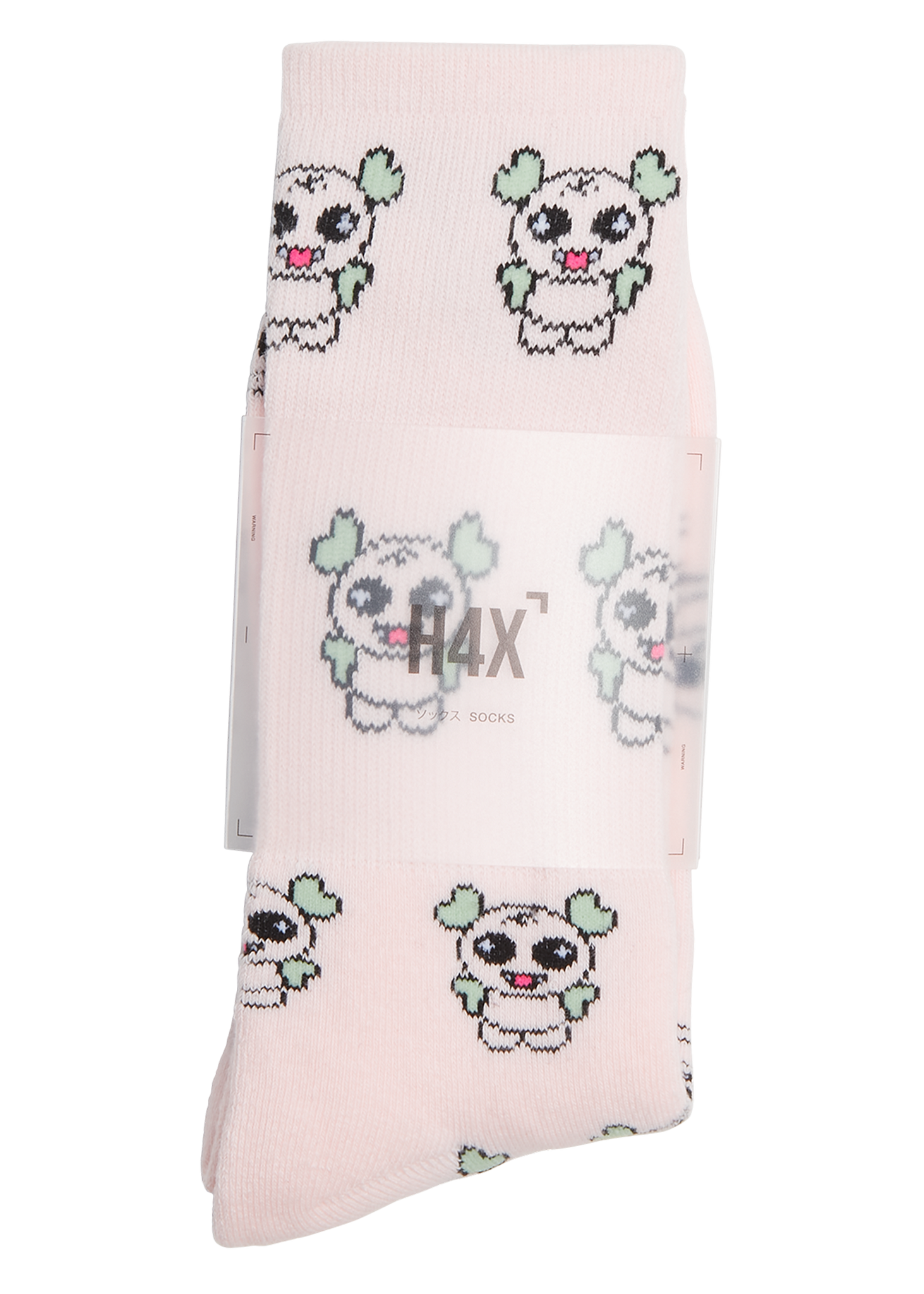 Wooshi Pink Hero Socks – H4X
