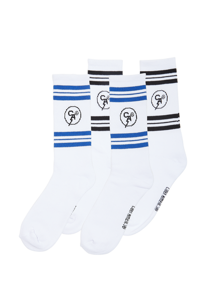 HARTFORD WHITE - Lycra socks w/ velcro straps – Hi Impact Sports